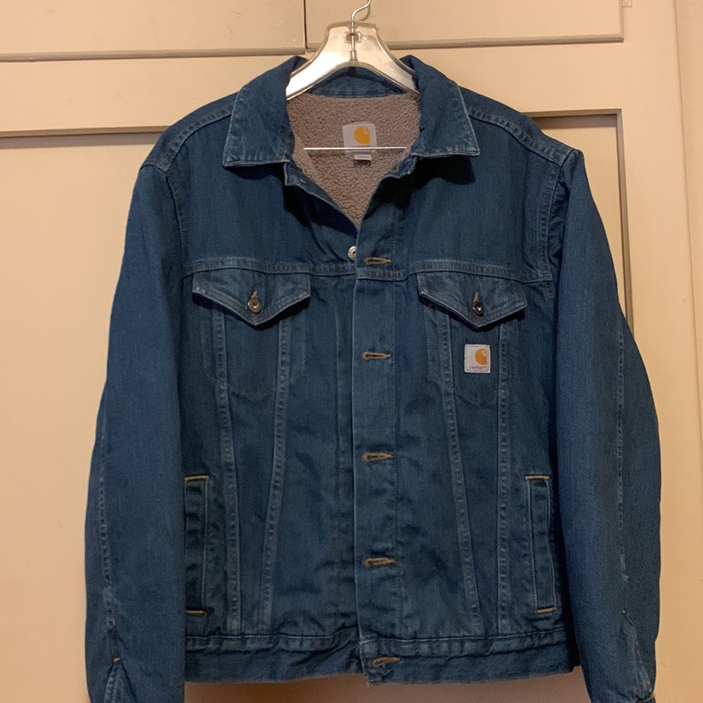 Carrhart Sherpa Denim Jacket